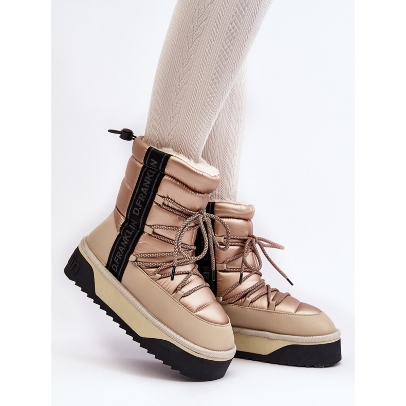 Snow boots Model DFSH371006 Beige 1