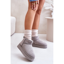 Snow boots Model 20216-4I Gray grey 1