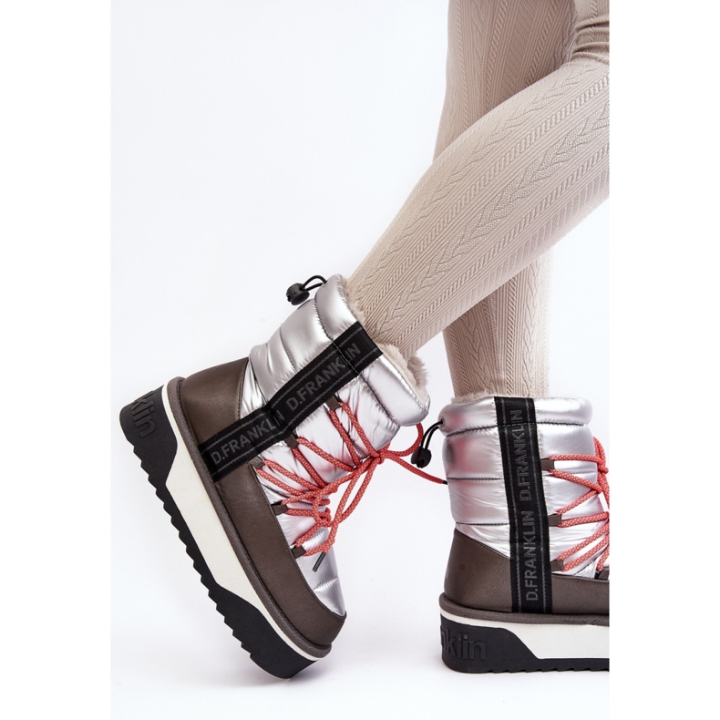 DFSH371006 Silver snow boots 2