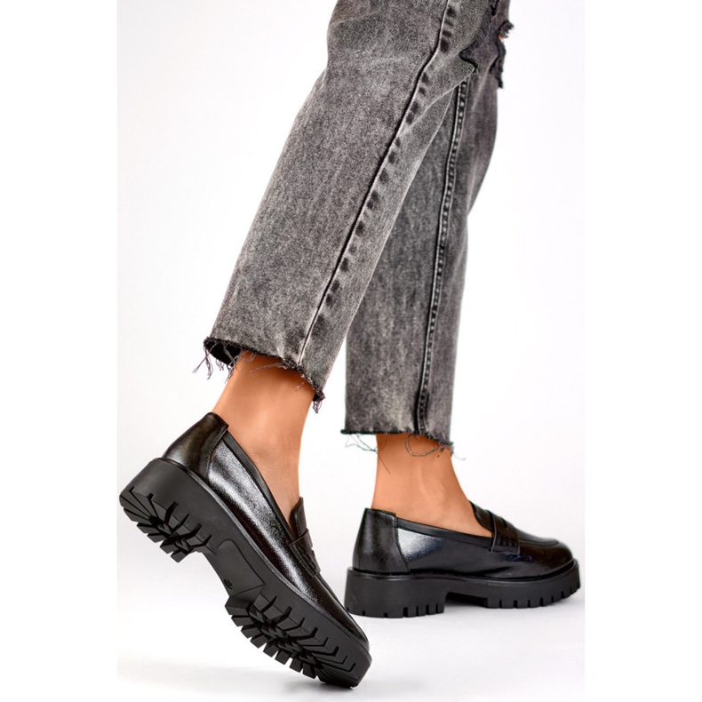 Moccasins Model XR-374B Black 1