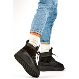 Snow boots Model 24-72302B Black 1