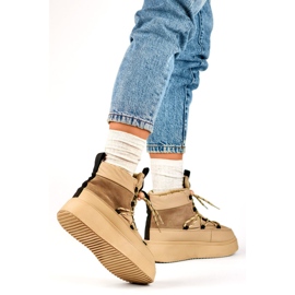 Snow boots Model 24-72302BE Beige 1