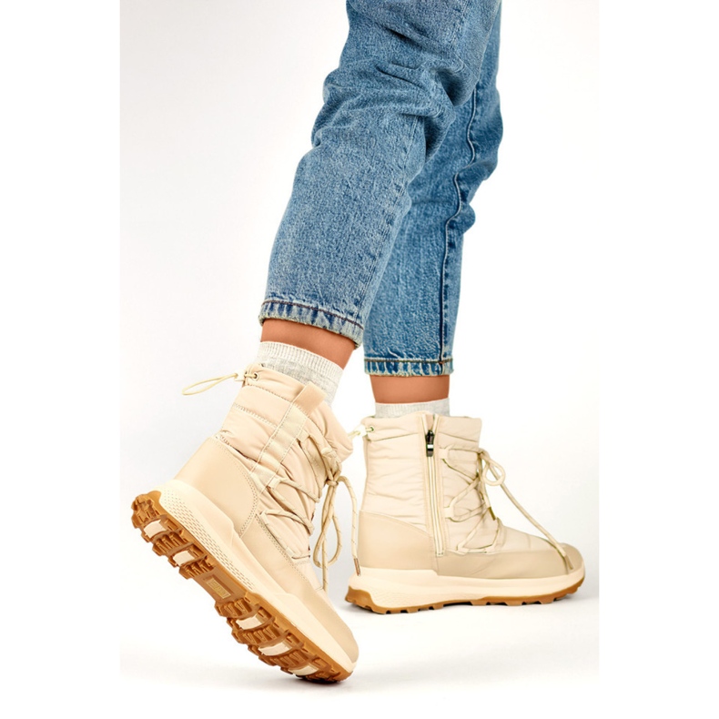 Snow boots Model 24-16321BE Beige 1
