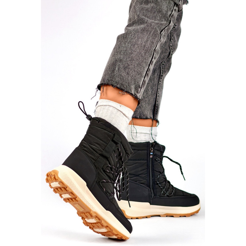 Snow boots Model 24-16321B Black 2