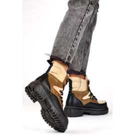 Trappers Model A-852KH Beige/Black 1