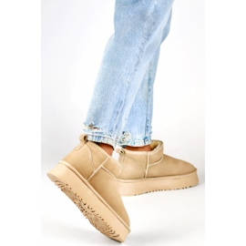 Women's Snow Boots Lined with Fur XF-159L.BE, beige 1