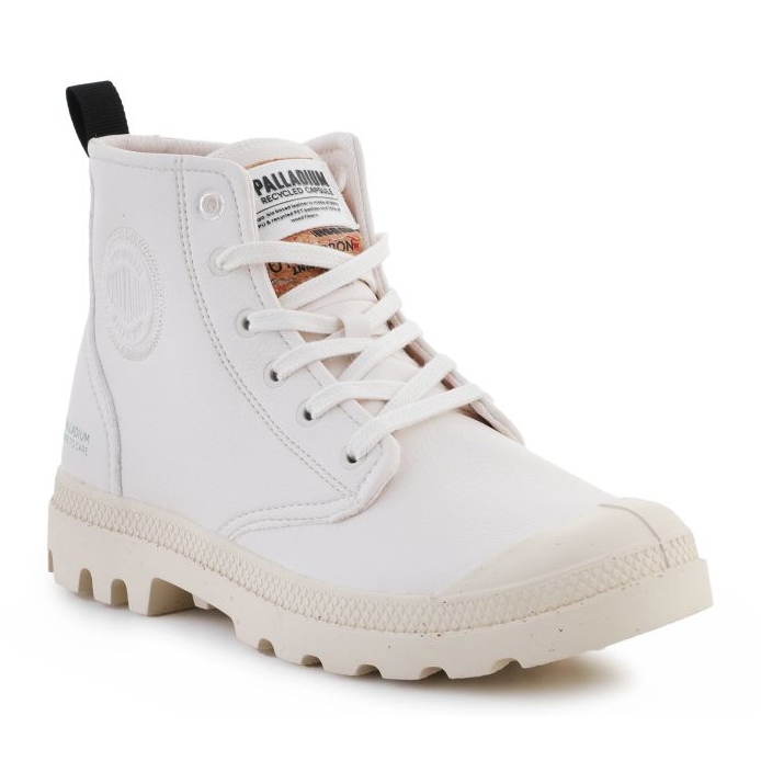 Palladium Pampa Hi Re Vegan Lth 74378-116-M shoes white 1