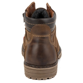 ABIS Warm men's shoes 197 brown 1