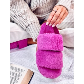Women's slippers with elastic Rhodes Fuchsia pink 1