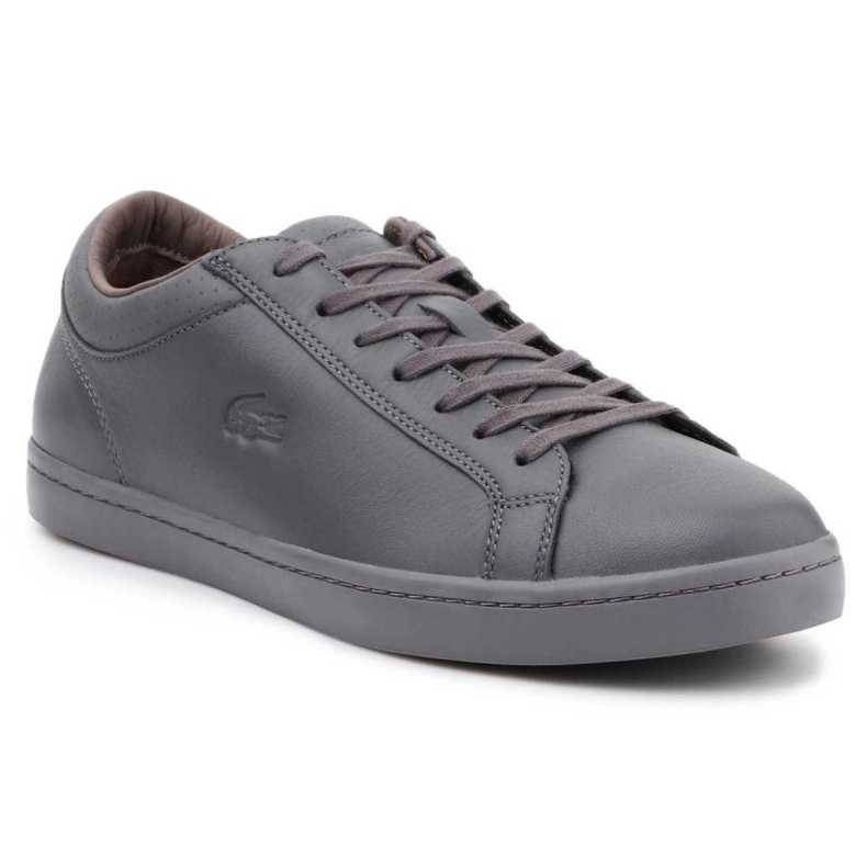 Lacoste Straightset 4 Srm Gry Leather M 30SRM4015 grey 1