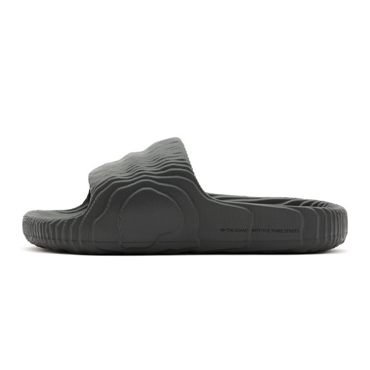 Adidas Adilette 22 Gray Five men's flip-flops, lifestyle, fashionable for summer, black (HP6522) grey 1 Adidas Adilette 22 Gray Five men's flip-flops, lifestyle, fashionable for summer, black (HP6522) grey 1