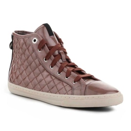 Geox D N.Club A shoes - Metal.Synt.Pat. D4258A-000HI-C8014 brown 1