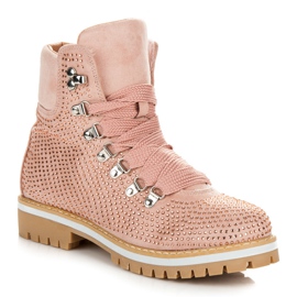 Vices Trappers with wide laces pink 1