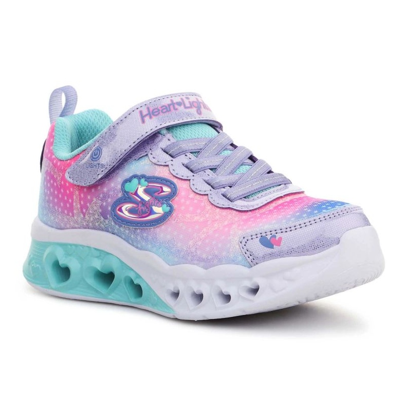 Skechers S Lights Flutter Heart Lights shoes 302315-LVMT pink 1