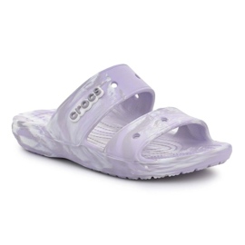 Crocs Classic Marbled Sandal 207701-5PT flip-flops white 1