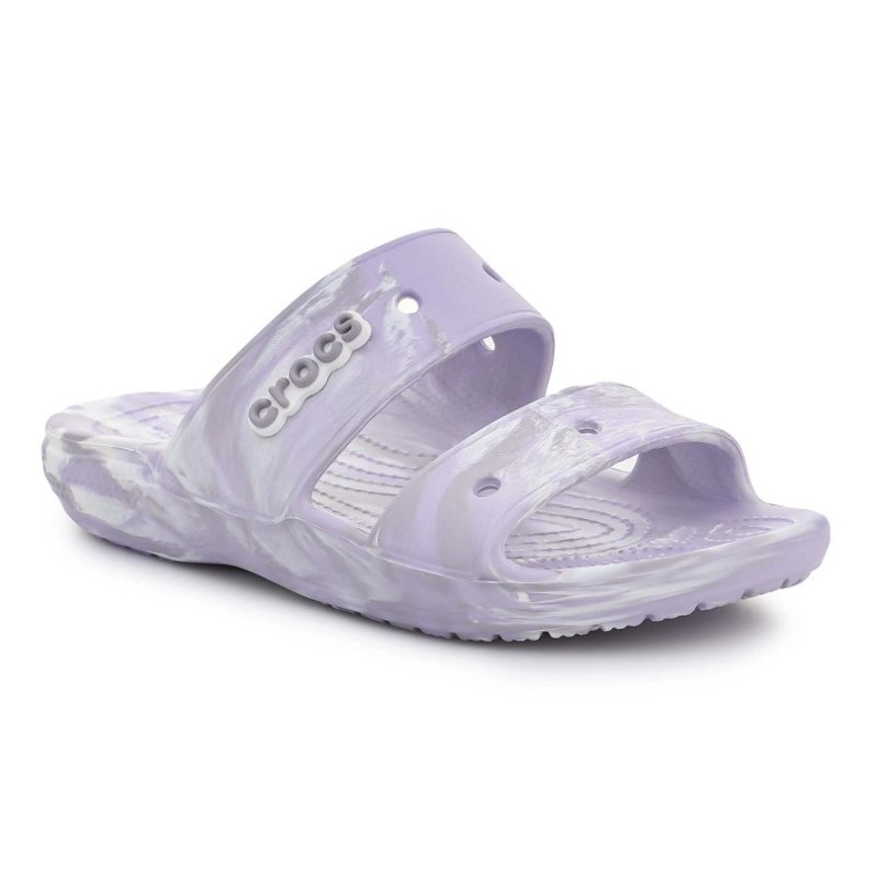Crocs Classic Marbled Sandal 207701-5PT flip-flops white 1