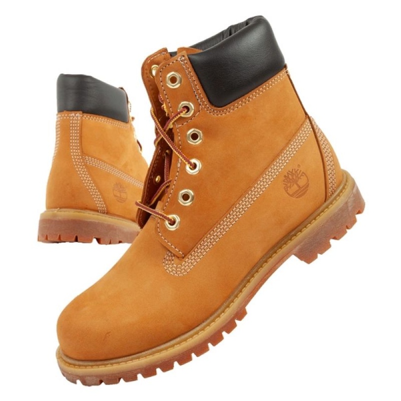 Timberland Premium 6 TB110061713 shoes brown yellow 1