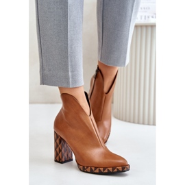 Women's Warm Boots Laura Messi 2836 brown 1