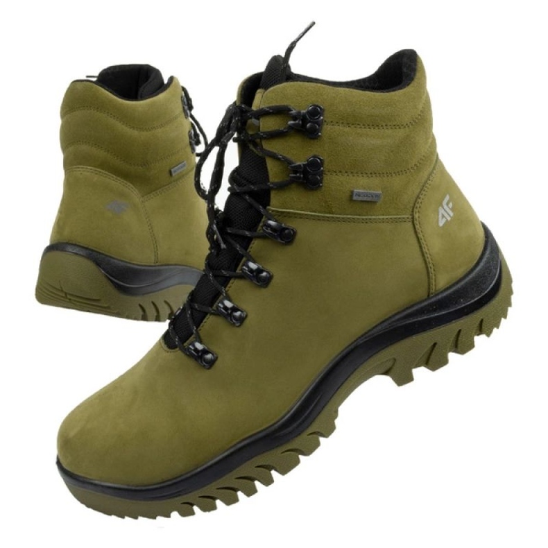 4F OBMH255 45S trekking shoes green 1