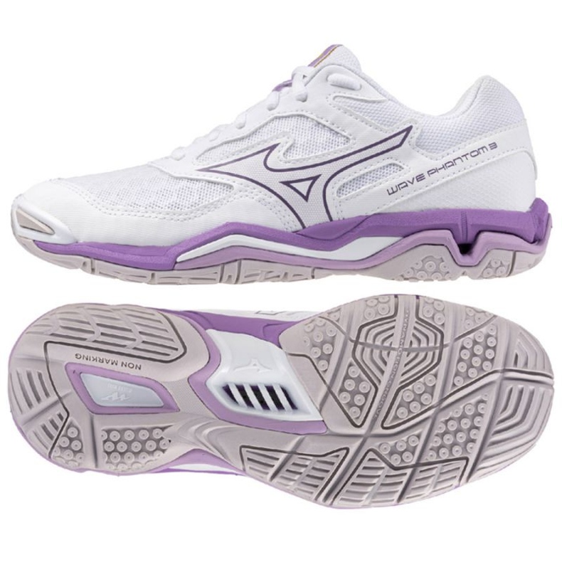 Mizuno Wave Phantom 3 X1GB226010 shoes white 1