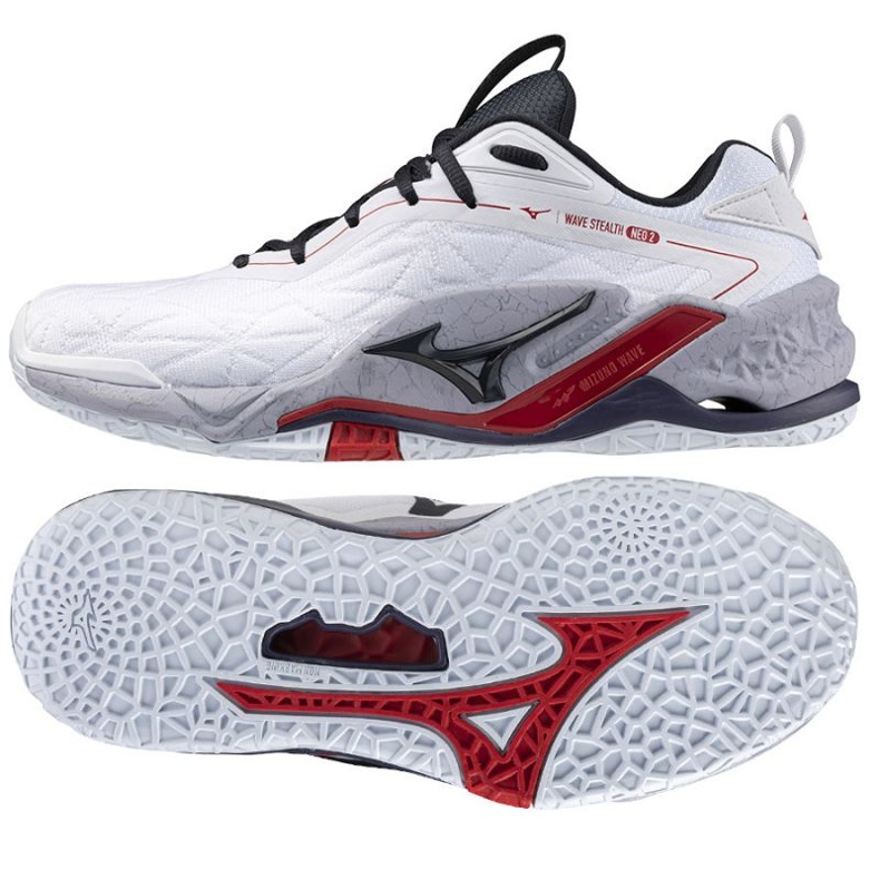 Mizuno Wave Stealth Neo 2 X1GA240021 shoes white 1