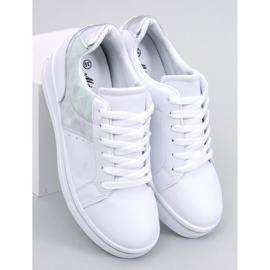 Women's Sports Sneakers with a hidden wedge white 1
