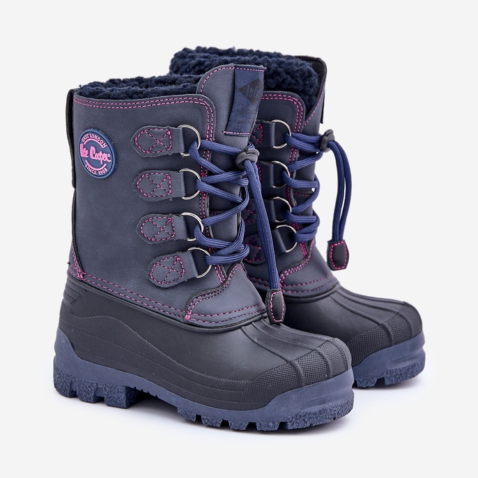 Tall Warm Children's Snow Boots Lee Cooper LCJ-24-44-2843K Navy Blue 1 Tall Warm Children's Snow Boots Lee Cooper LCJ-24-44-2843K Navy Blue 1