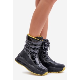 Women's Big Star snow boots with fur OO274A395 Black 1