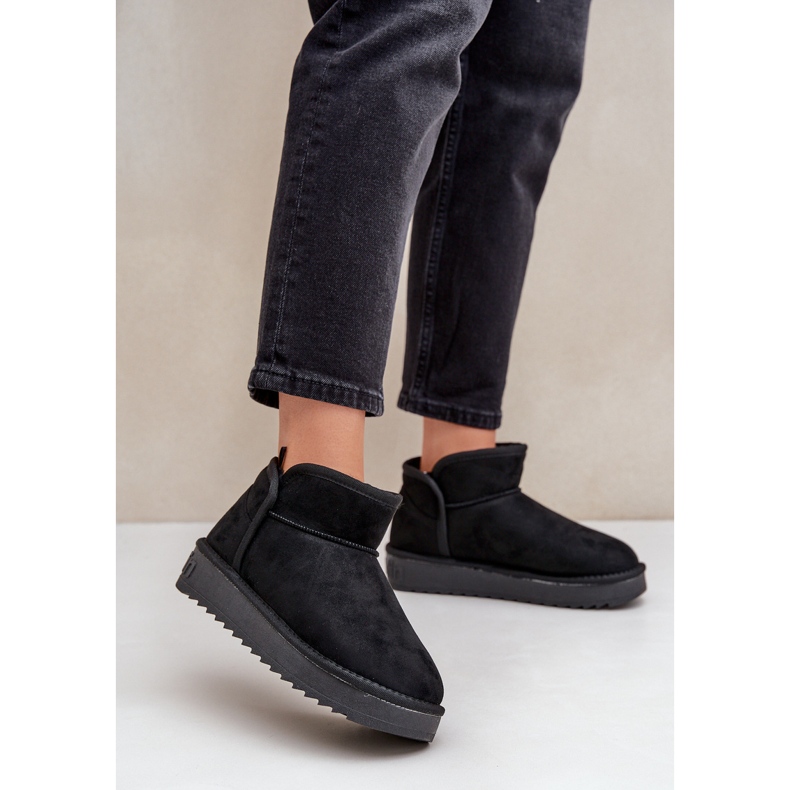 Women's Platform Snow Boots D.Franklin DFSH370010 Black 2