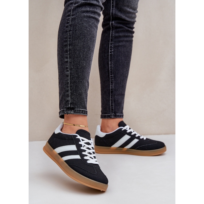 Women's Sports Low Sneakers, Black 2