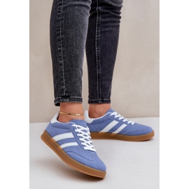 Women's Sports Low Sneakers, Blue 2