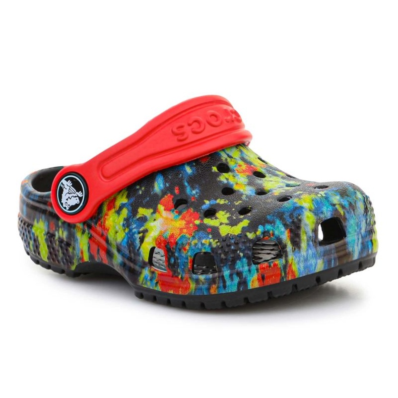 Crocs Classic Tie Dye Graphic Kids Clog T 206994-4SW flip-flops multicolored 1