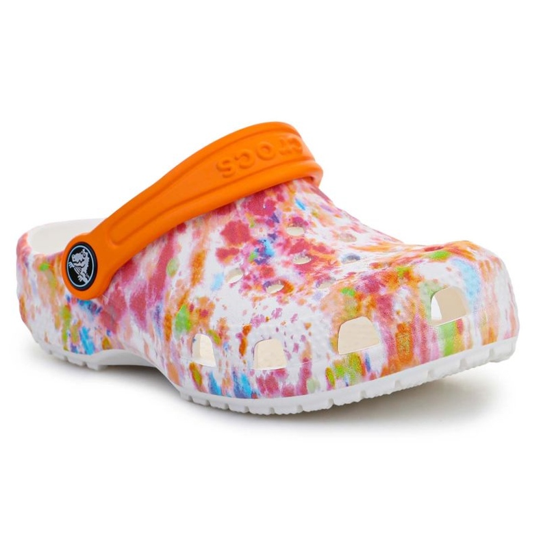 Crocs Classic Tie Dye Graphic Kids Clog 206995-83B flip flops multicolored 1