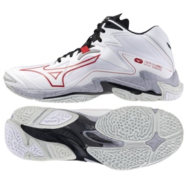Mizuno Wave Lightning Z8 Mid V1GA240596 shoes white 1