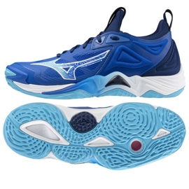 Mizuno Wave Momentum 3 V1GA231201 shoes blue 1