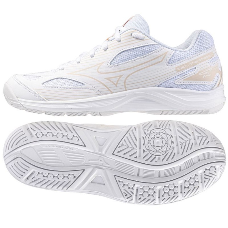 Mizuno Cyclone Speed ​​4 V1GC238025 shoes white 1