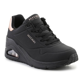 Skechers Uno Wedge - Hi Steps 177520-BBK shoes black 1 Skechers Uno Wedge - Hi Steps 177520-BBK shoes black 1