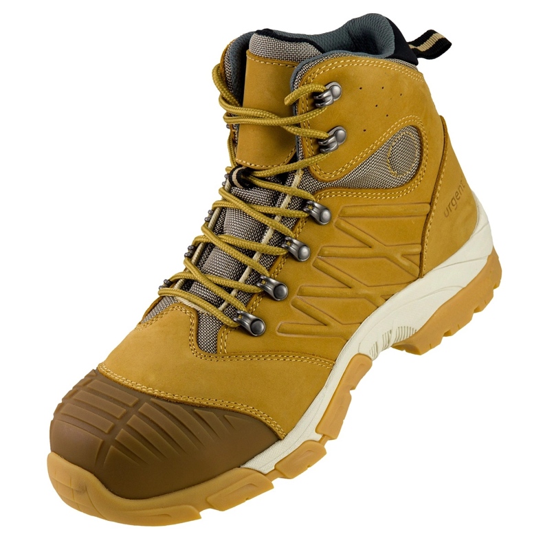 Men's work boots with a composite toe cap URGENT 135/S3 yellow 1