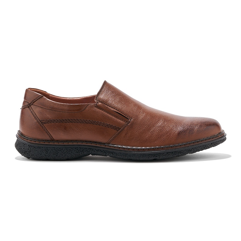 Brown men's shoes made of eco-leather 1 Brown men's shoes made of eco-leather 1