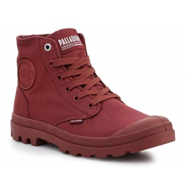 Palladium Mono Chrome Wax shoes 73089-658-M red 1