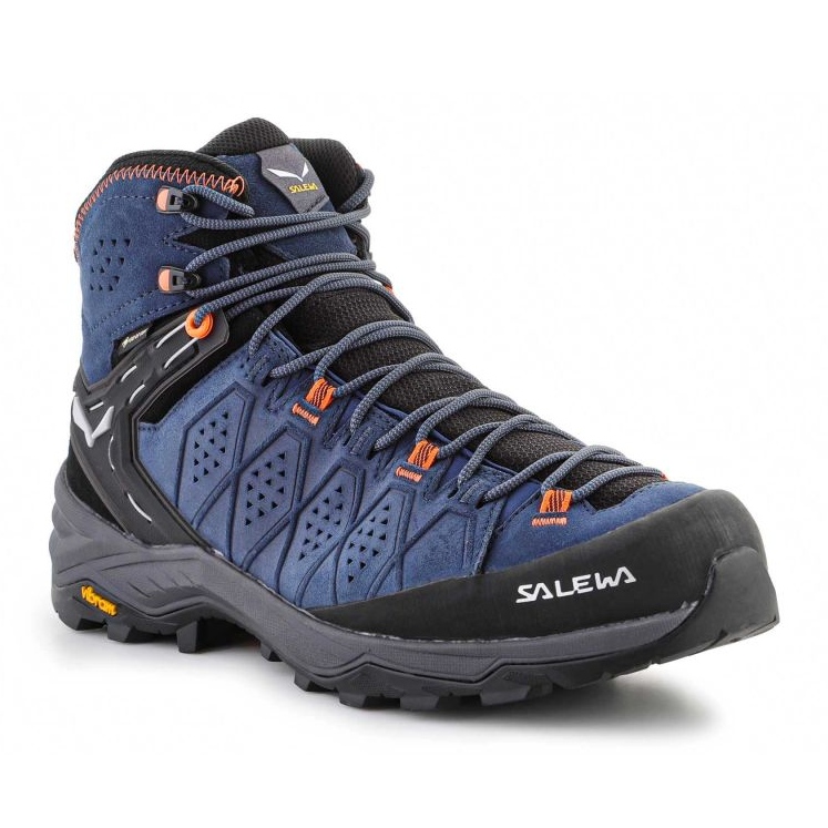 Salewa Ms Alp Trainer 2 Mid Gtx shoes 61382-8675 blue 1