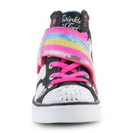 Skechers Twinkle Toes shoes: Twinkle Sparks - Shooting Star 314775L-BKMT black 2 Skechers Twinkle Toes shoes: Twinkle Sparks - Shooting Star 314775L-BKMT black 2
