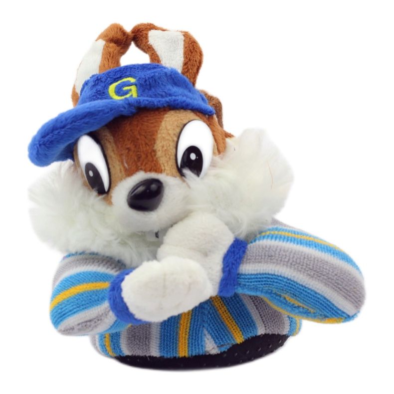American Club Warm American squirrel pet slippers blue brown 2 American Club Warm American squirrel pet slippers blue brown 2