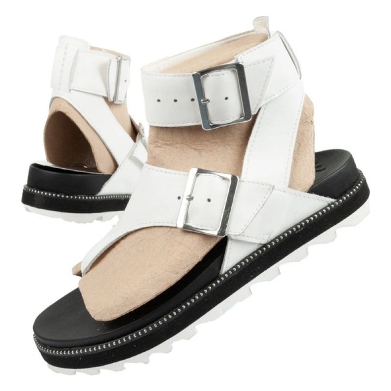 Sorel NL6272-125 flip-flop sandals white 1