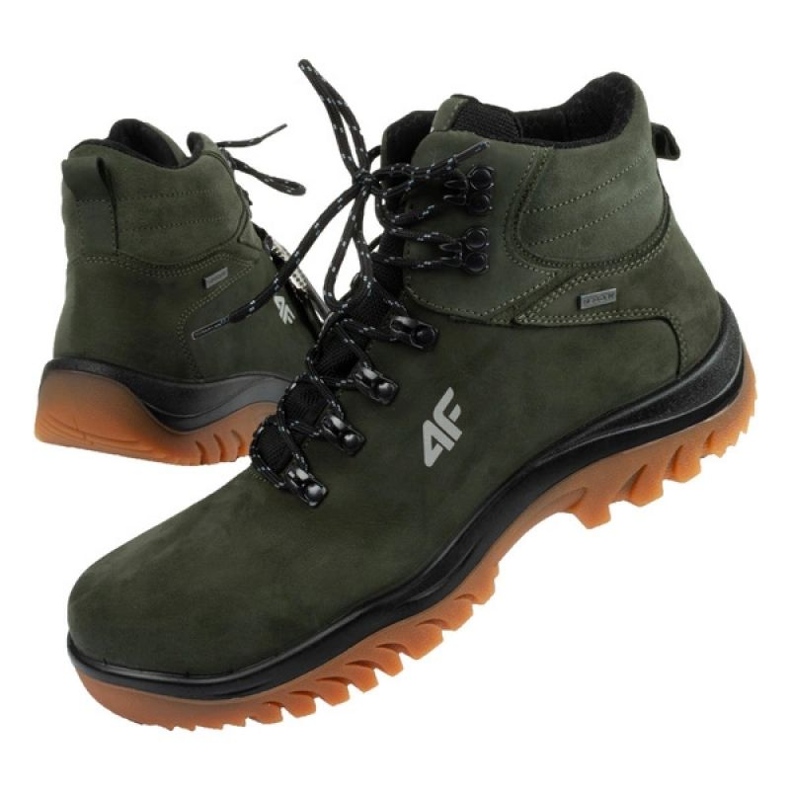 Hiking boots 4F OBMH257 43S green 1