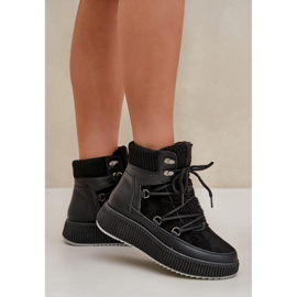 Women's Insulated Snow Boots MD9944-1 black 1