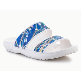Crocs Classic Hyperreal Sandal W 208375-928 blue 1 Crocs Classic Hyperreal Sandal W 208375-928 blue 1