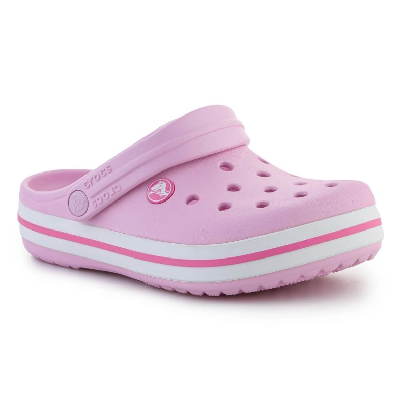 CROCS Crocband Clog K Ballerina Pink 207006-6GD flip-flops 1 CROCS Crocband Clog K Ballerina Pink 207006-6GD flip-flops 1