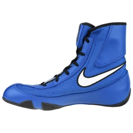Nike Machomai 321819-410 blue boxing shoes 1