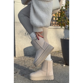 Women's High Platform Snow Boots Big Star OO274897 Light beige 2